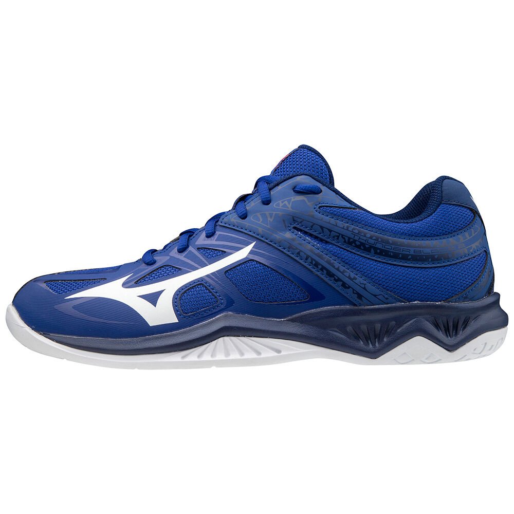 Mizuno Thunder Blade 2 - Bayan Voleybol Ayakkabısı - Mavi/Beyaz/Pembe Türkiye (LRNDFM-582)